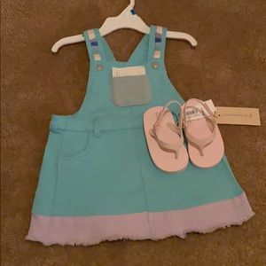 First Impressions Skirtall & Flip flops